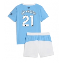 Manchester City Rayan Ait-Nouri #21 Thuis tenue Kids 2025-26 Korte Mouwen (+ broek)