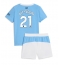 Manchester City Rayan Ait-Nouri #21 Thuis tenue Kids 2025-26 Korte Mouwen (+ broek)