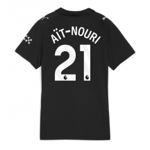 Manchester City Rayan Ait-Nouri #21 Uit tenue Dames 2025-26 Korte Mouwen