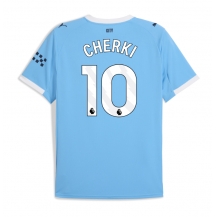 Manchester City Rayan Cherki #10 Thuis tenue 2025-26 Korte Mouwen