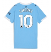 Manchester City Rayan Cherki #10 Thuis tenue Dames 2025-26 Korte Mouwen