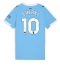 Manchester City Rayan Cherki #10 Thuis tenue Dames 2025-26 Korte Mouwen