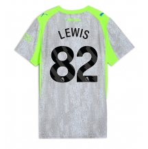 Manchester City Rico Lewis #82 Derde tenue Dames 2025-26 Korte Mouwen