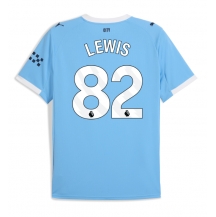 Manchester City Rico Lewis #82 Thuis tenue 2025-26 Korte Mouwen