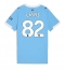 Manchester City Rico Lewis #82 Thuis tenue Dames 2025-26 Korte Mouwen