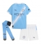 Manchester City Rico Lewis #82 Thuis tenue Kids 2025-26 Korte Mouwen (+ broek)