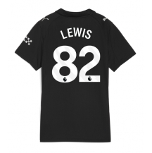 Manchester City Rico Lewis #82 Uit tenue Dames 2025-26 Korte Mouwen