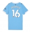 Manchester City Rodri Hernandez #16 Thuis tenue Dames 2025-26 Korte Mouwen