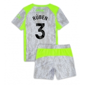 Manchester City Ruben Dias #3 Derde tenue Kids 2025-26 Korte Mouwen (+ broek)