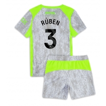 Manchester City Ruben Dias #3 Derde tenue Kids 2025-26 Korte Mouwen (+ broek)