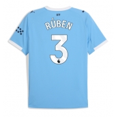 Manchester City Ruben Dias #3 Thuis tenue 2025-26 Korte Mouwen