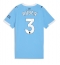 Manchester City Ruben Dias #3 Thuis tenue Dames 2025-26 Korte Mouwen