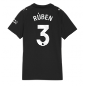 Manchester City Ruben Dias #3 Uit tenue Dames 2025-26 Korte Mouwen