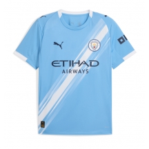 Manchester City Thuis tenue 2025-26 Korte Mouwen