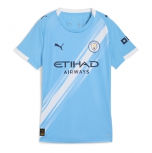 Manchester City Thuis tenue Dames 2025-26 Korte Mouwen