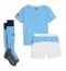 Manchester City Thuis tenue Kids 2025-26 Korte Mouwen (+ broek)