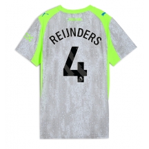Manchester City Tijjani Reijnders #4 Derde tenue Dames 2025-26 Korte Mouwen