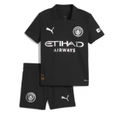 Manchester City Uit tenue Kids 2025-26 Korte Mouwen (+ broek)