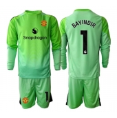 Manchester United Altay Bayindir #1 Keeper Derde tenue Kids 2025-26 Lange Mouwen (+ broek)