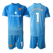 Manchester United Altay Bayindir #1 Keeper Thuis tenue Kids 2025-26 Korte Mouwen (+ broek)