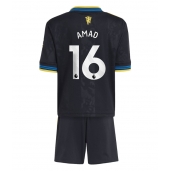 Manchester United Amad Diallo #16 Derde tenue Kids 2025-26 Korte Mouwen (+ broek)