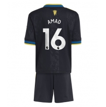Manchester United Amad Diallo #16 Derde tenue Kids 2025-26 Korte Mouwen (+ broek)