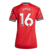 Manchester United Amad Diallo #16 Thuis tenue Dames 2025-26 Korte Mouwen