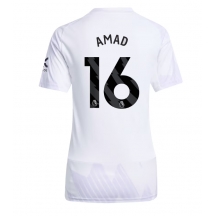 Manchester United Amad Diallo #16 Uit tenue Dames 2025-26 Korte Mouwen