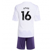Manchester United Amad Diallo #16 Uit tenue Kids 2025-26 Korte Mouwen (+ broek)