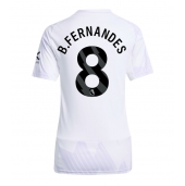 Manchester United Bruno Fernandes #8 Uit tenue Dames 2025-26 Korte Mouwen