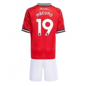 Manchester United Bryan Mbeumo #19 Thuis tenue Kids 2025-26 Korte Mouwen (+ broek)