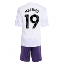 Manchester United Bryan Mbeumo #19 Uit tenue Kids 2025-26 Korte Mouwen (+ broek)