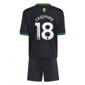Manchester United Casemiro #18 Derde tenue Kids 2025-26 Korte Mouwen (+ broek)
