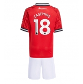 Manchester United Casemiro #18 Thuis tenue Kids 2025-26 Korte Mouwen (+ broek)