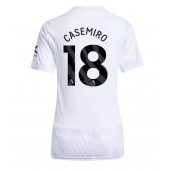 Manchester United Casemiro #18 Uit tenue Dames 2025-26 Korte Mouwen