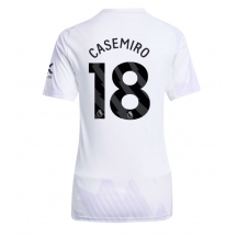 Manchester United Casemiro #18 Uit tenue Dames 2025-26 Korte Mouwen