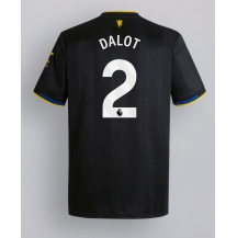 Manchester United Diogo Dalot #2 Derde tenue 2025-26 Korte Mouwen