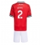 Manchester United Diogo Dalot #2 Thuis tenue Kids 2025-26 Korte Mouwen (+ broek)