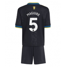 Manchester United Harry Maguire #5 Derde tenue Kids 2025-26 Korte Mouwen (+ broek)