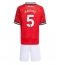 Manchester United Harry Maguire #5 Thuis tenue Kids 2025-26 Korte Mouwen (+ broek)