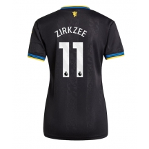 Manchester United Joshua Zirkzee #11 Derde tenue Dames 2025-26 Korte Mouwen