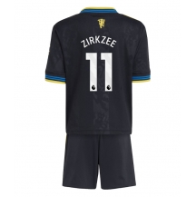 Manchester United Joshua Zirkzee #11 Derde tenue Kids 2025-26 Korte Mouwen (+ broek)