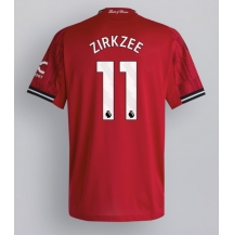 Manchester United Joshua Zirkzee #11 Thuis tenue 2025-26 Korte Mouwen