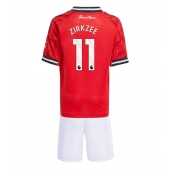 Manchester United Joshua Zirkzee #11 Thuis tenue Kids 2025-26 Korte Mouwen (+ broek)
