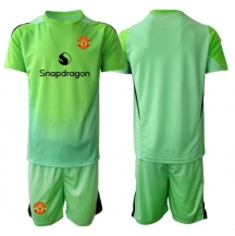 Manchester United Keeper Derde tenue Kids 2025-26 Korte Mouwen (+ broek)