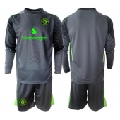 Manchester United Keeper Uit tenue Kids 2025-26 Lange Mouwen (+ broek)