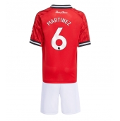 Manchester United Lisandro Martinez #6 Thuis tenue Kids 2025-26 Korte Mouwen (+ broek)