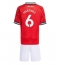 Manchester United Lisandro Martinez #6 Thuis tenue Kids 2025-26 Korte Mouwen (+ broek)