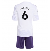 Manchester United Lisandro Martinez #6 Uit tenue Kids 2025-26 Korte Mouwen (+ broek)