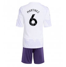 Manchester United Lisandro Martinez #6 Uit tenue Kids 2025-26 Korte Mouwen (+ broek)